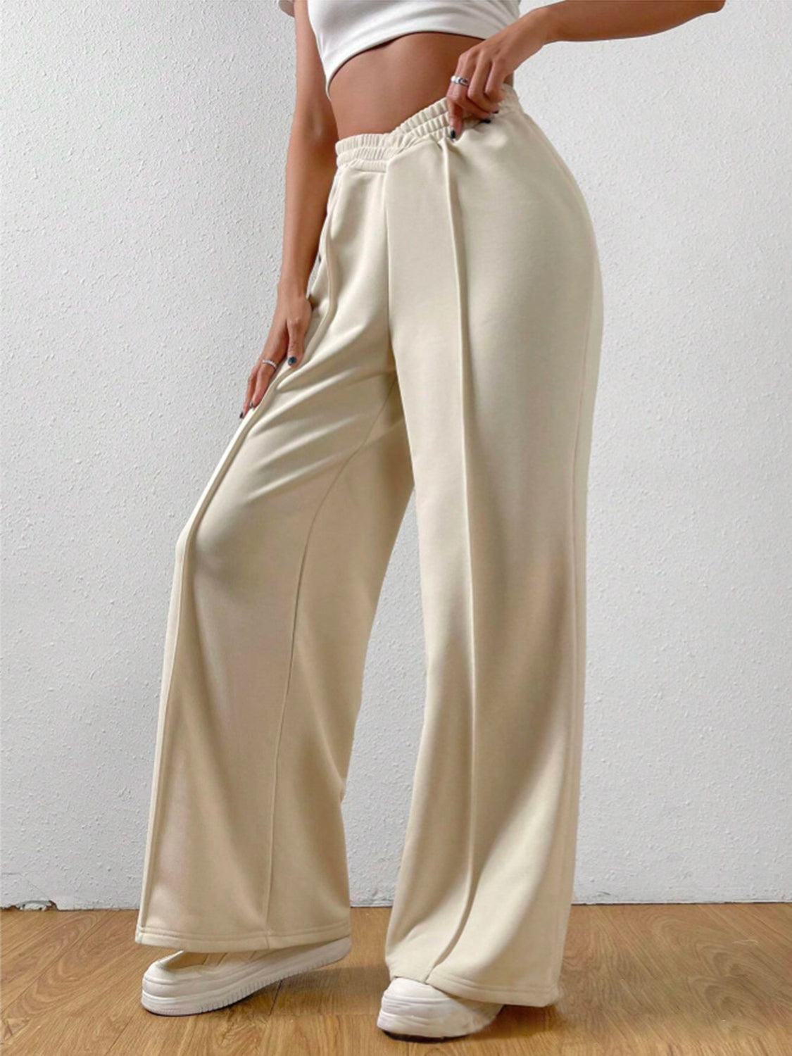 Journey Elastic Waist Wide Leg Pants