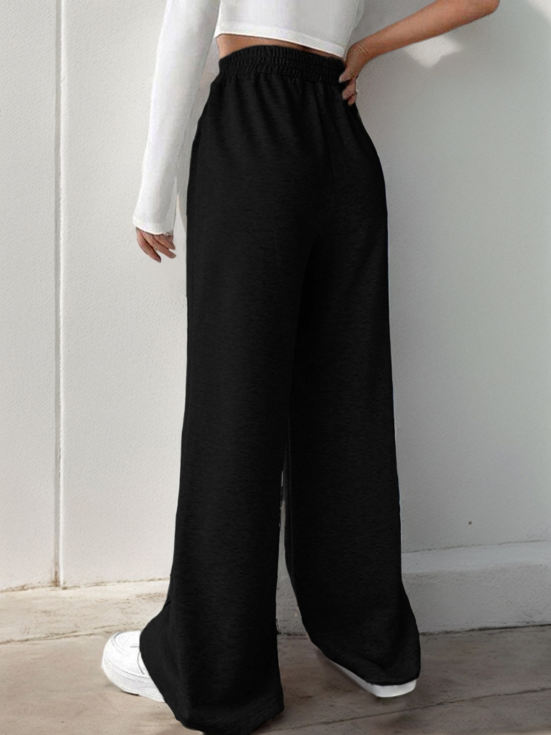 Journey Elastic Waist Wide Leg Pants