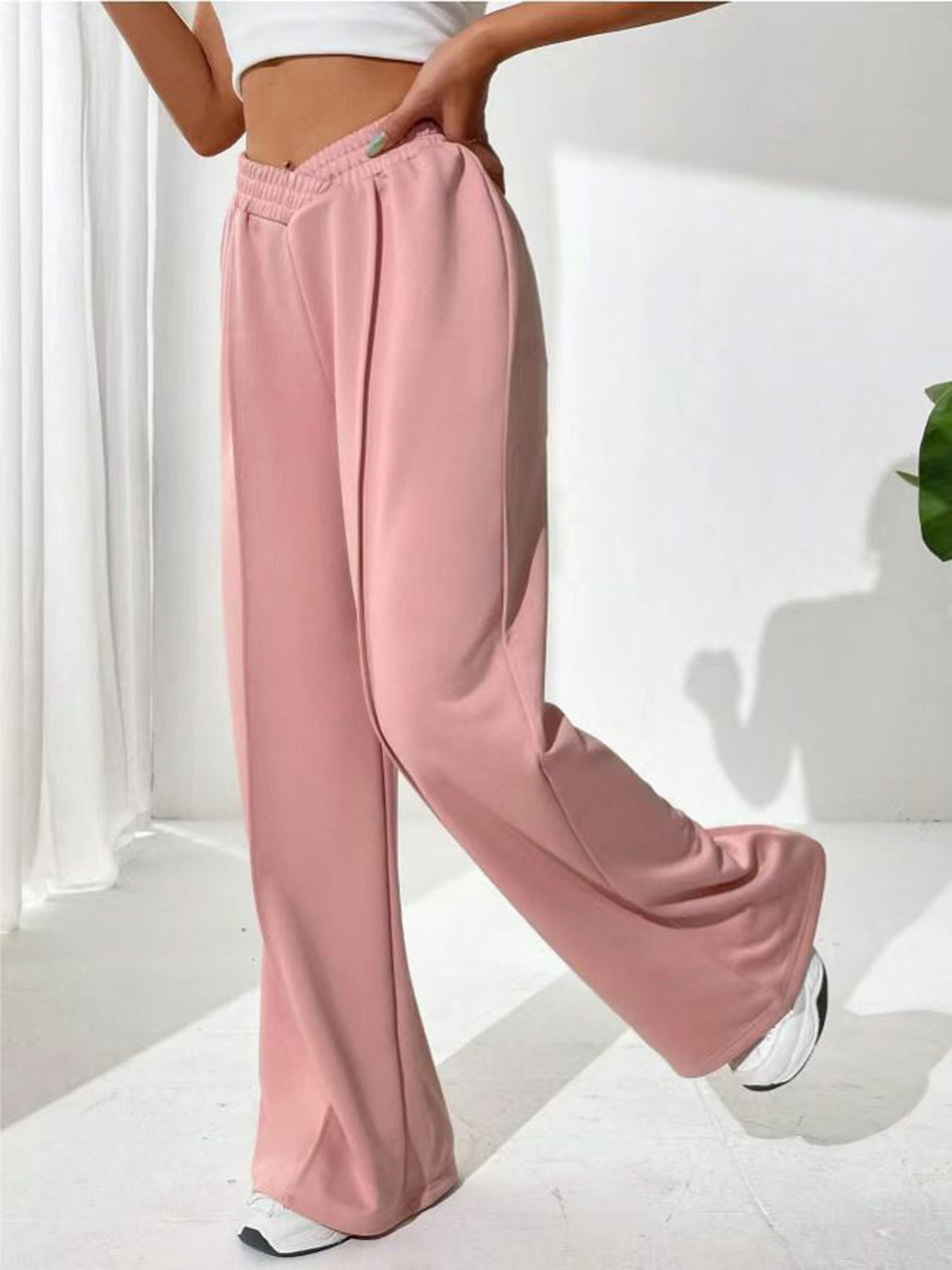 Journey Elastic Waist Wide Leg Pants