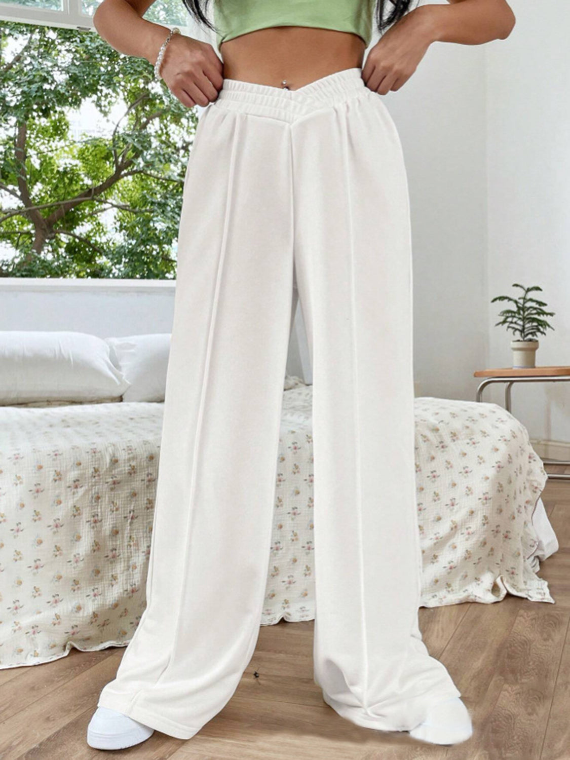 Journey Elastic Waist Wide Leg Pants