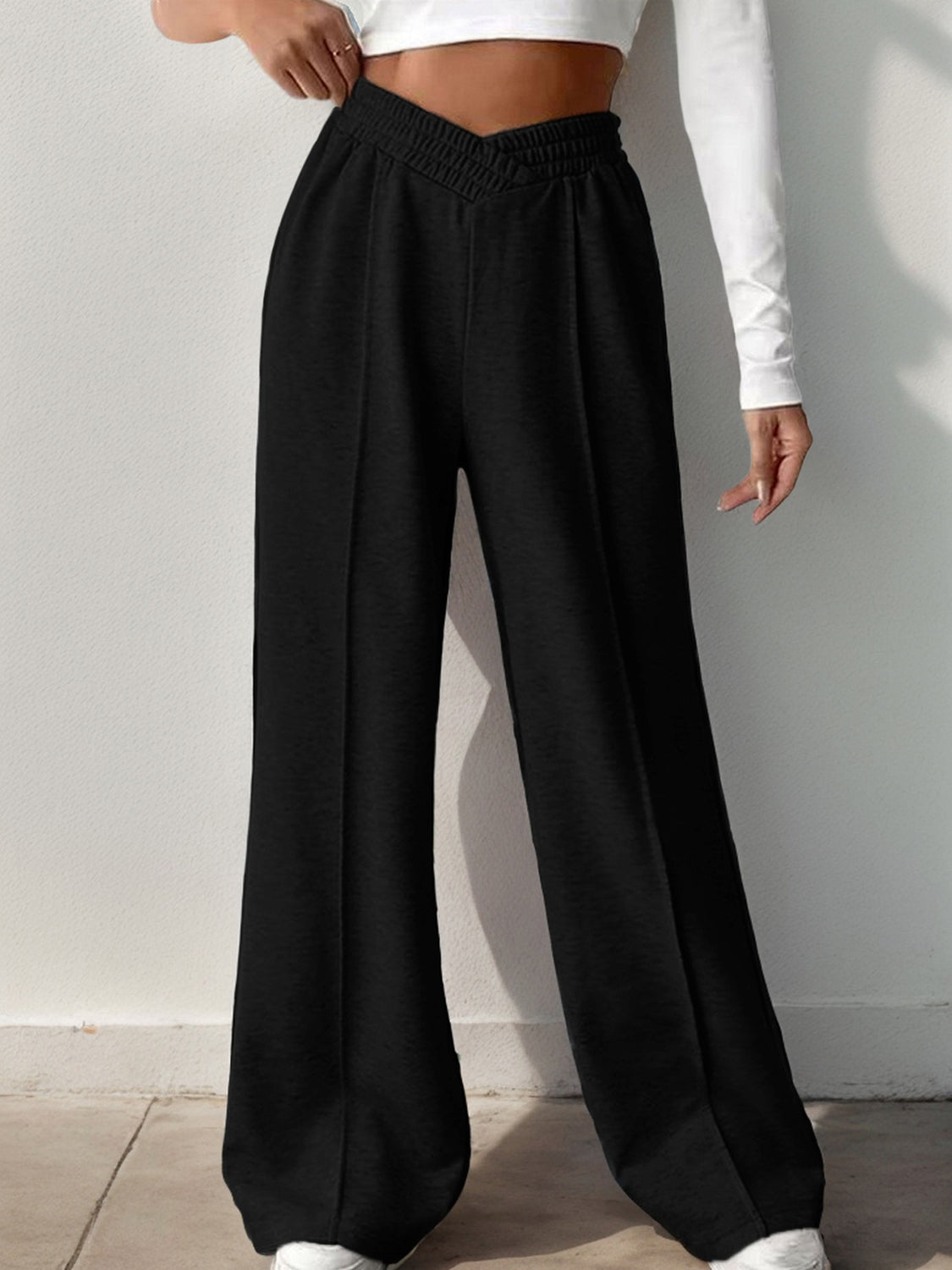 Journey Elastic Waist Wide Leg Pants