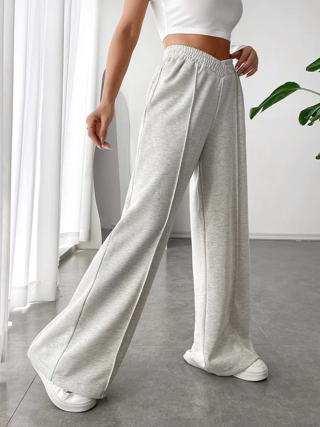 Journey Elastic Waist Wide Leg Pants