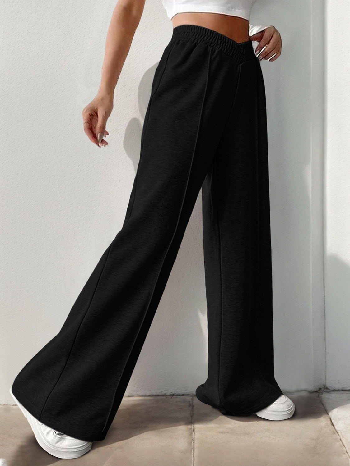 Journey Elastic Waist Wide Leg Pants