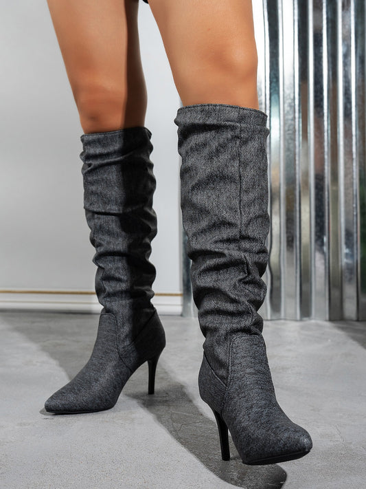 Heidi Point Toe Stiletto Boots