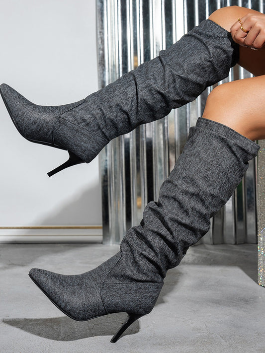 Heidi Point Toe Stiletto Boots