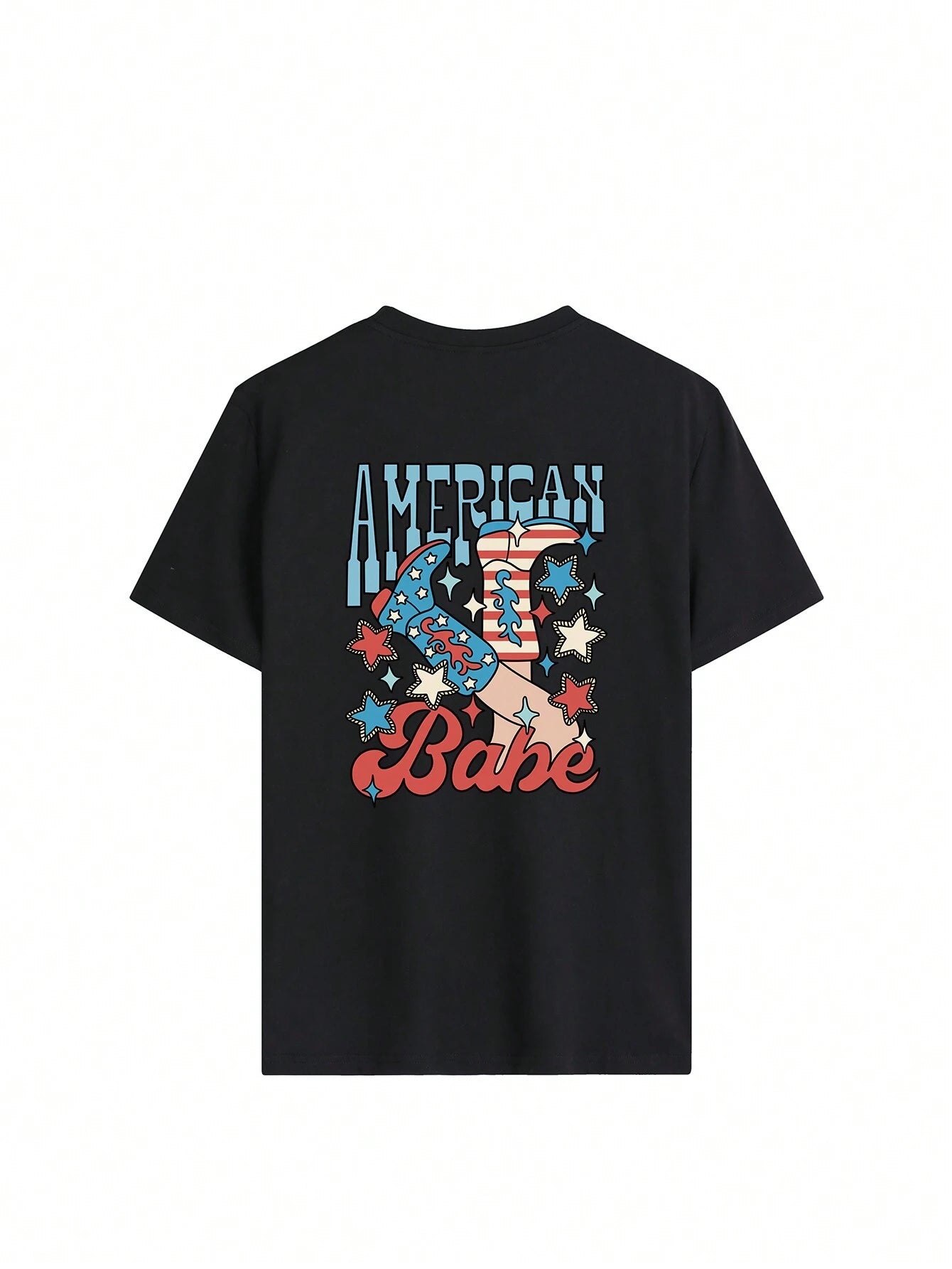American Babe Half Sleeve T-Shirt