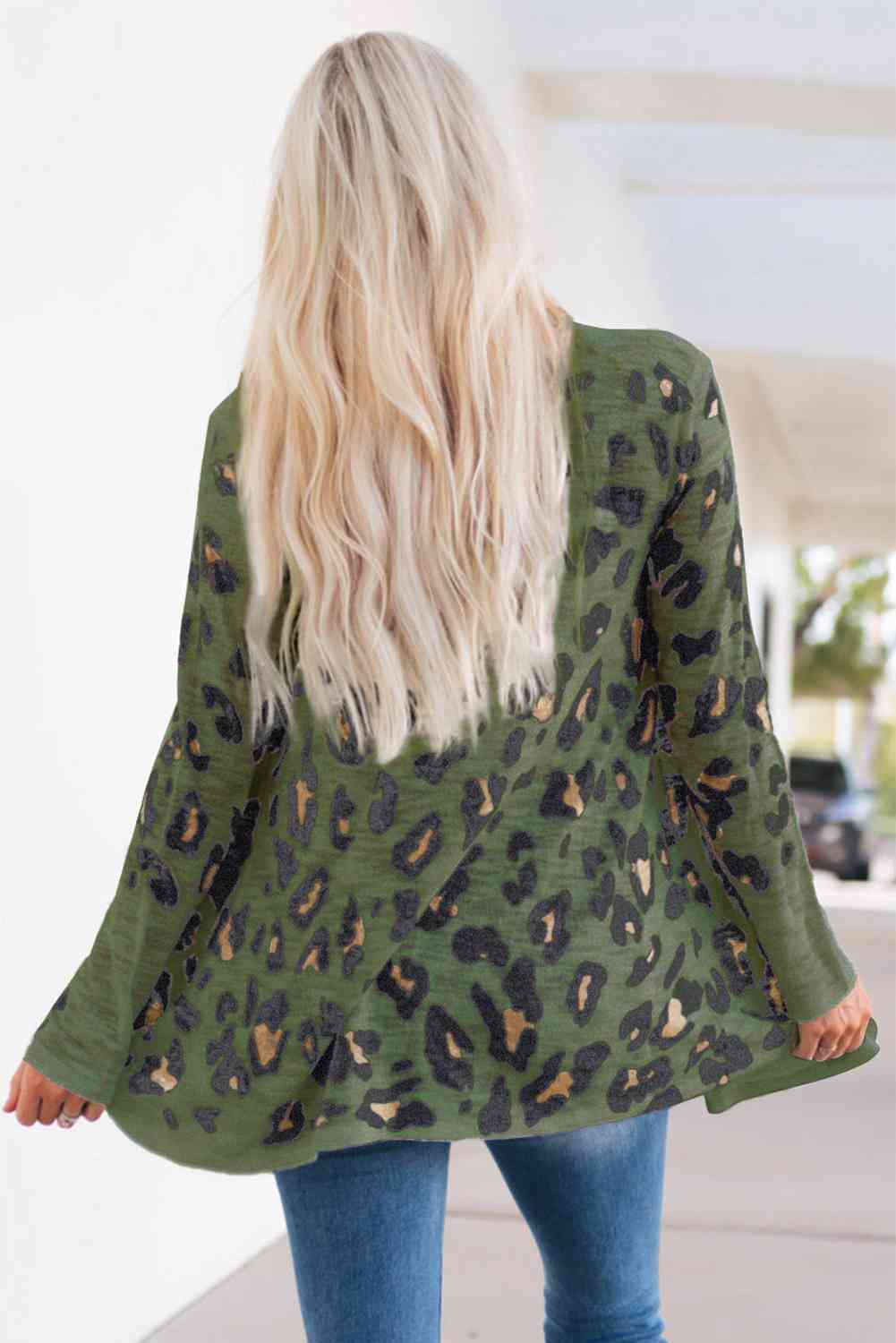 Zoe Animal Print Long Sleeve Cardigan