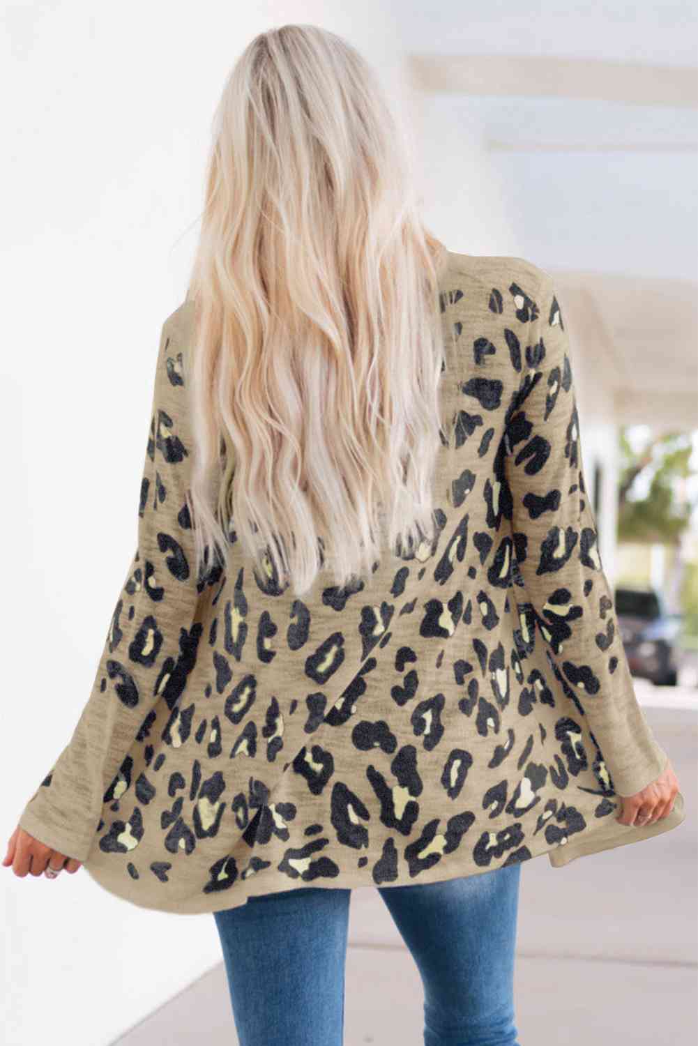 Zoe Animal Print Long Sleeve Cardigan