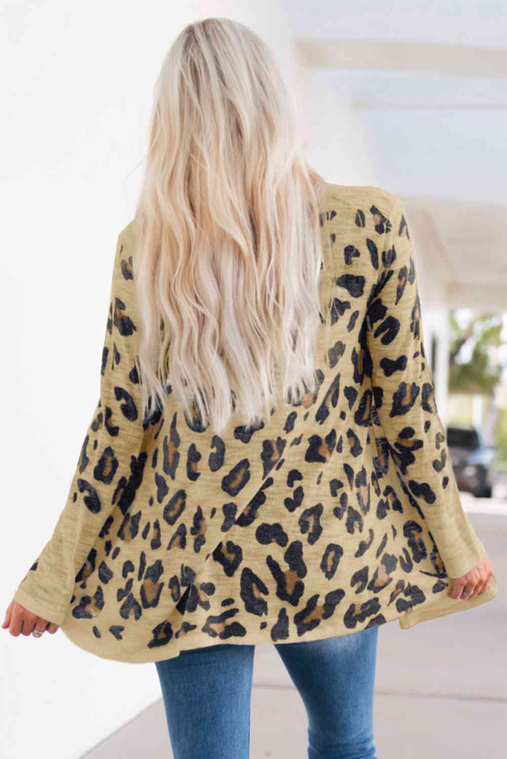 Zoe Animal Print Long Sleeve Cardigan