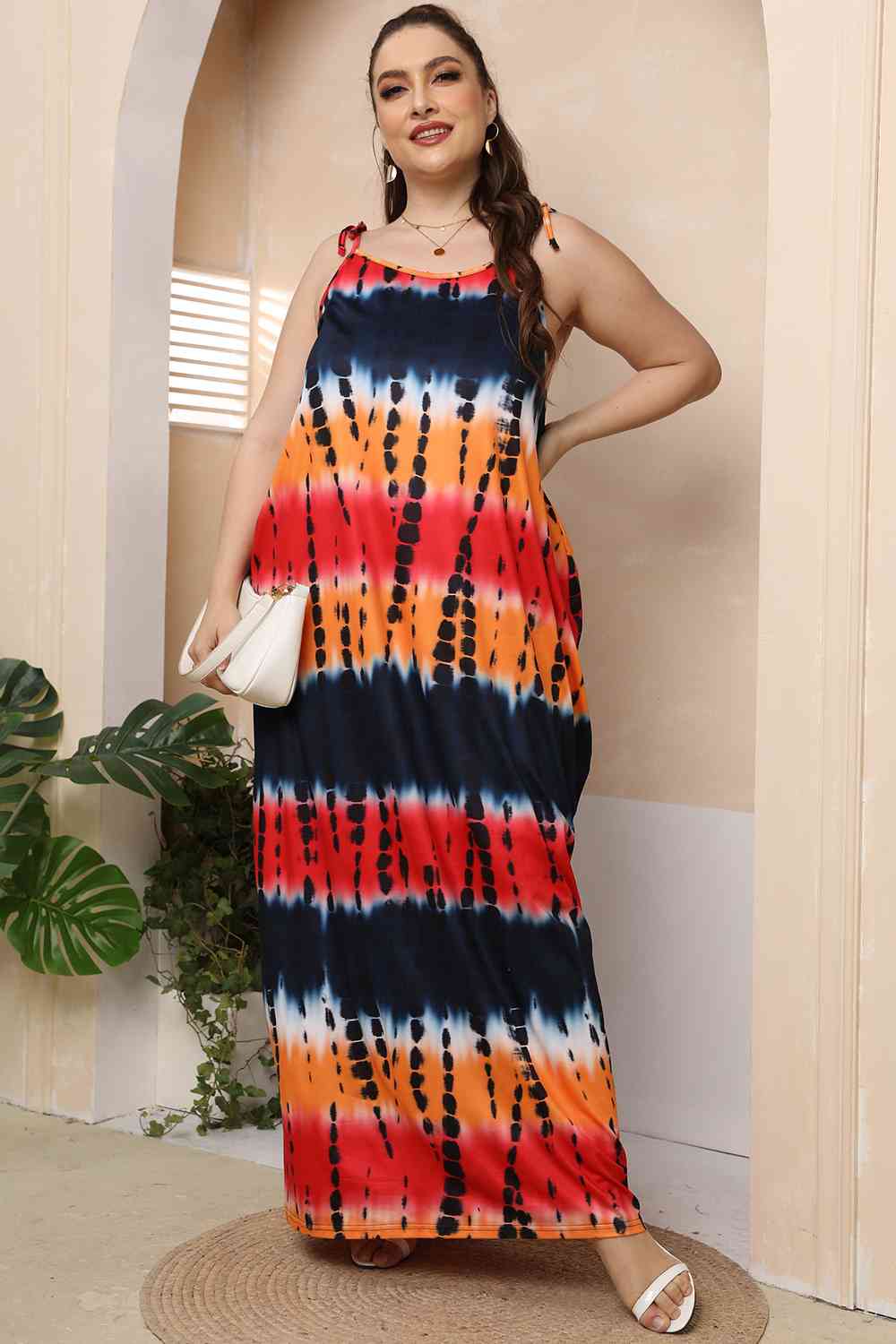 Rory Tie-Shoulder Maxi Dress
