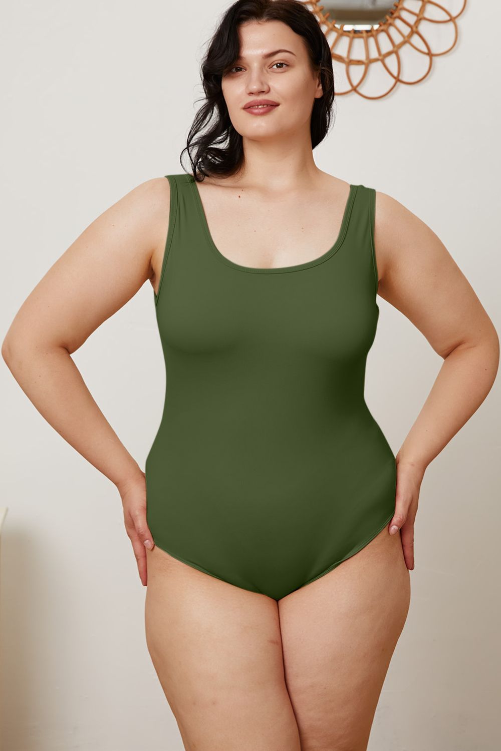 Bailey Square Neck Sleeveless Bodysuit