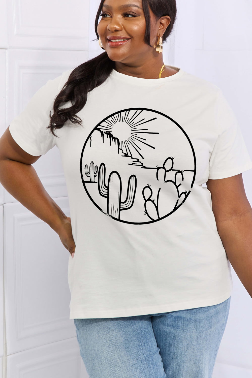 Desert Graphic Cotton Tee