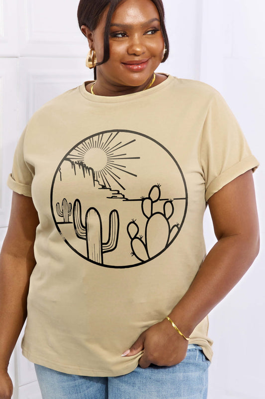 Desert Graphic Cotton Tee