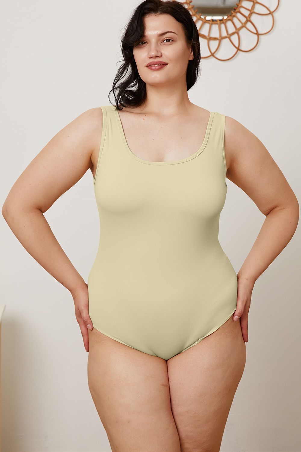 Bailey Square Neck Sleeveless Bodysuit
