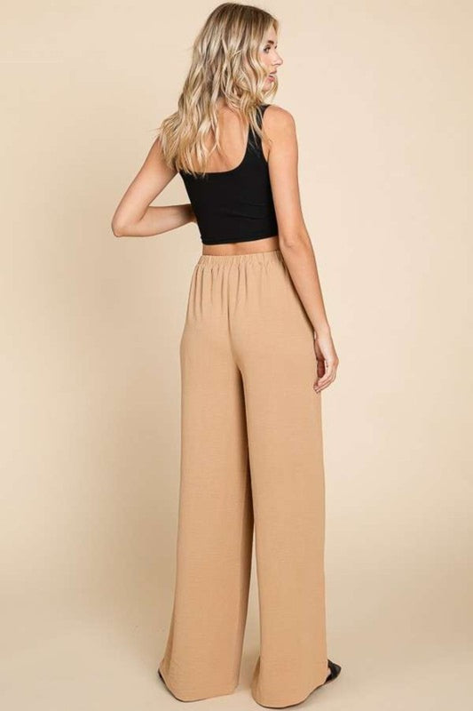 High Waist Wide Leg Cargo Pants