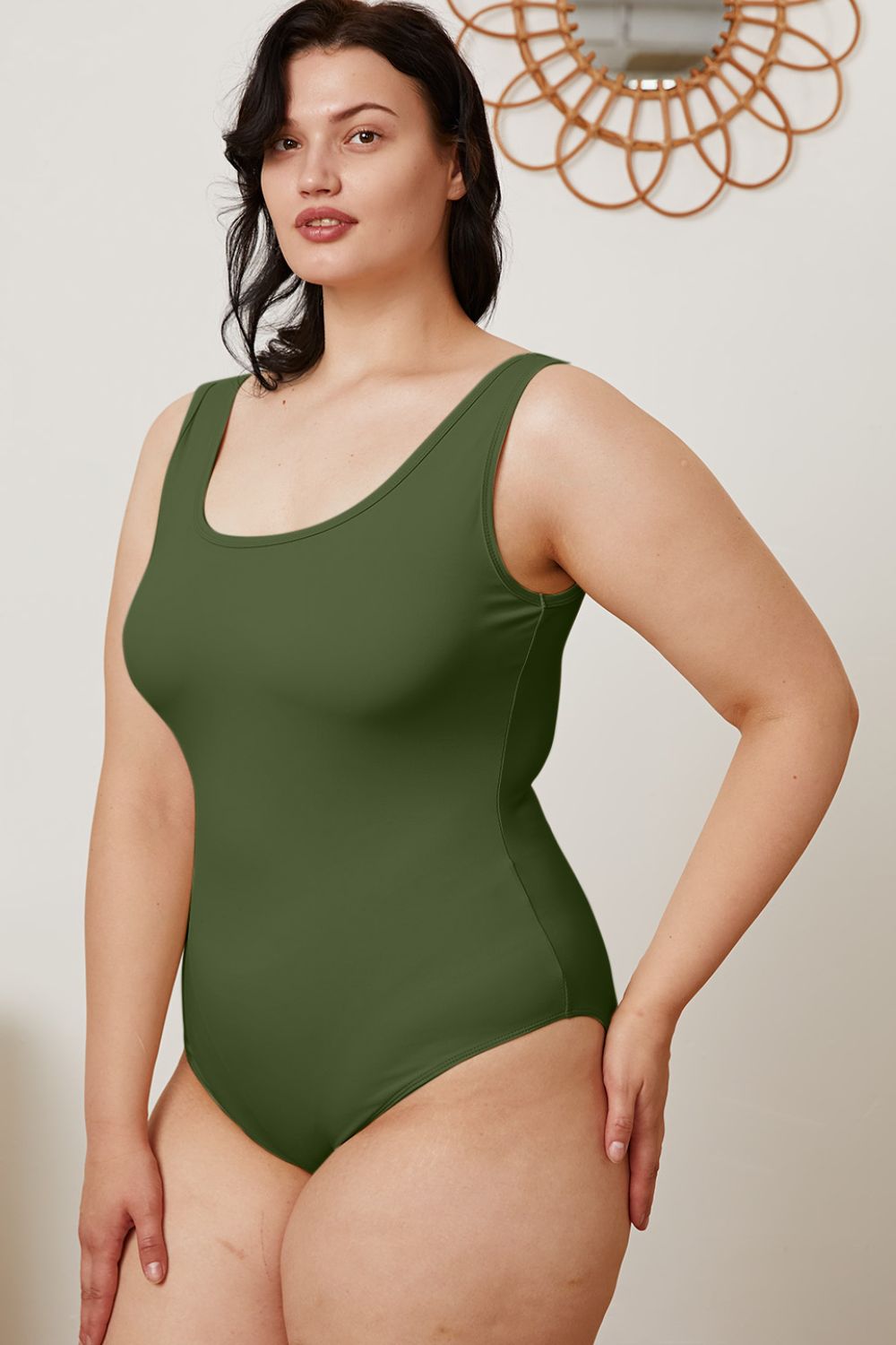 Bailey Square Neck Sleeveless Bodysuit