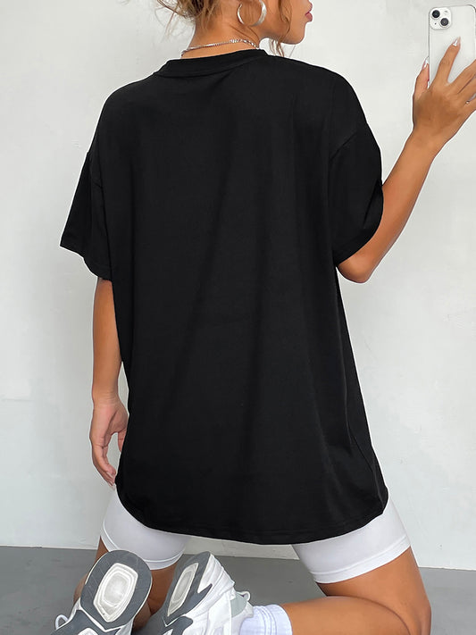 Rae Round Neck Short Sleeve Graphic T-Shirt