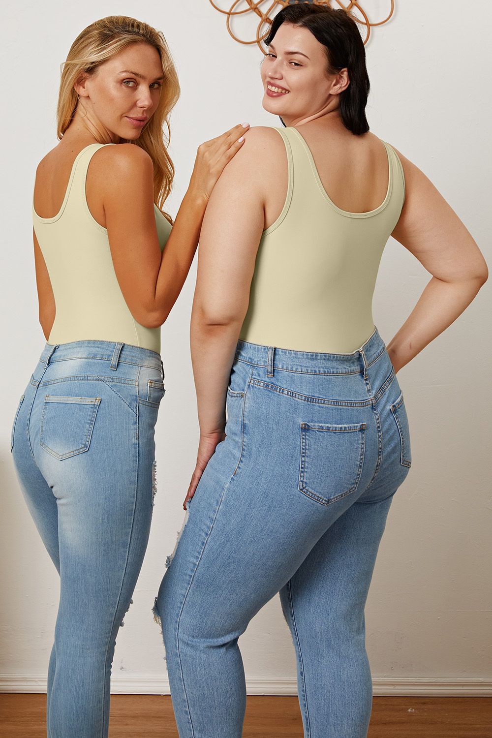 Bailey Square Neck Sleeveless Bodysuit