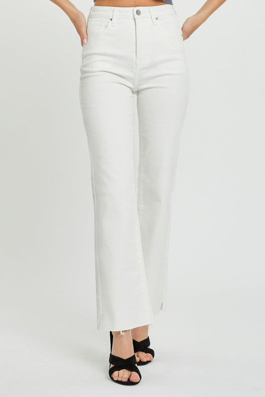 RISEN High Rise Tummy Control Straight Jeans