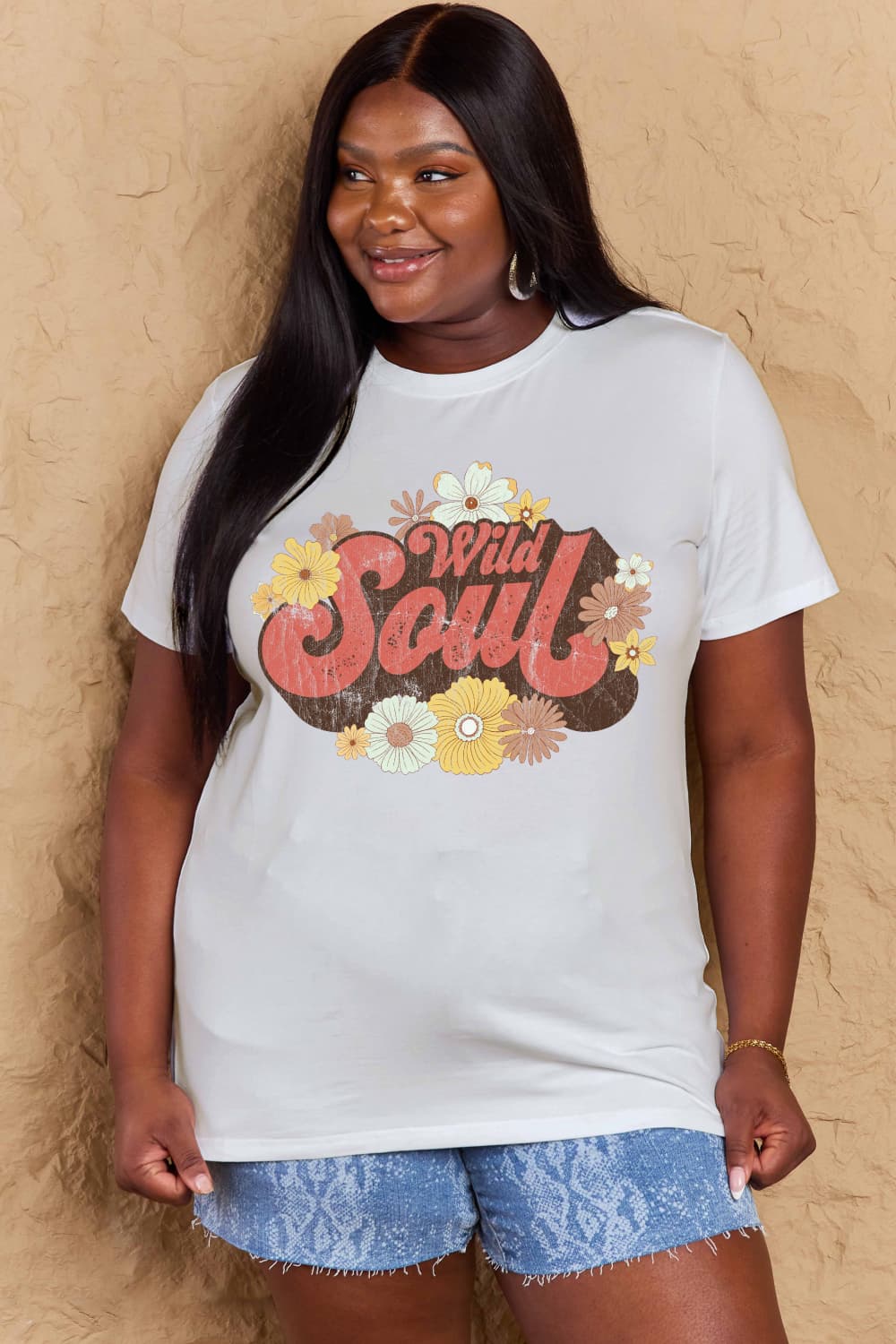 WILD SOUL Graphic Cotton T-Shirt