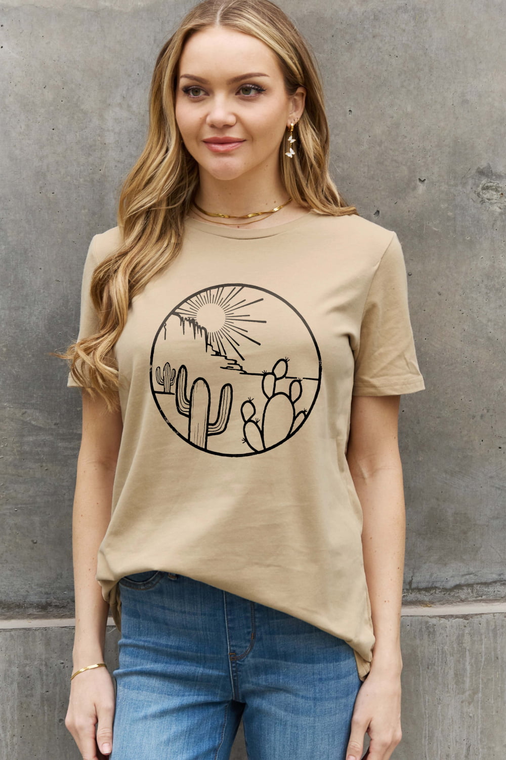 Desert Graphic Cotton Tee