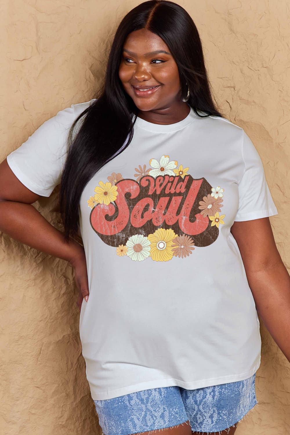 WILD SOUL Graphic Cotton T-Shirt