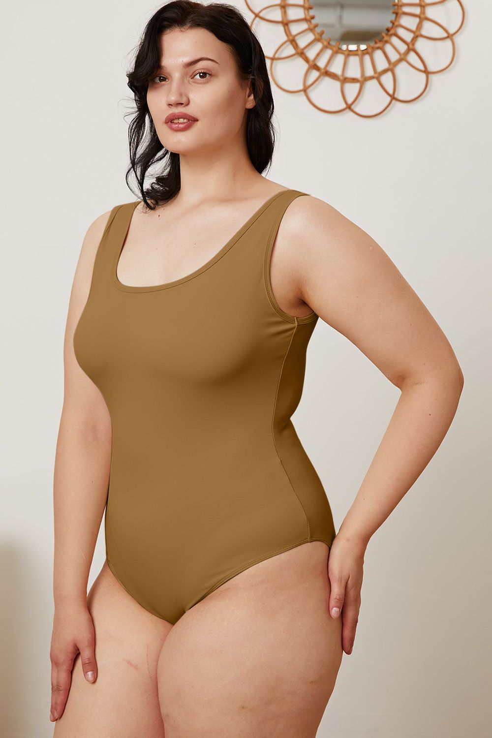 Bailey Square Neck Sleeveless Bodysuit