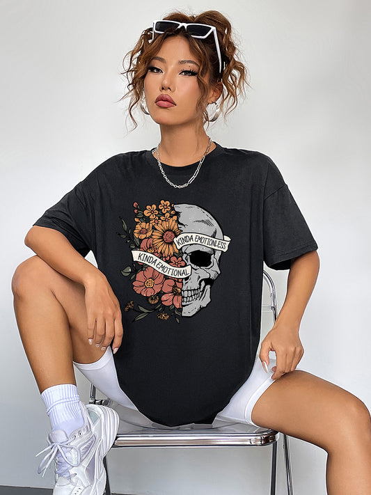 Rae Round Neck Short Sleeve Graphic T-Shirt