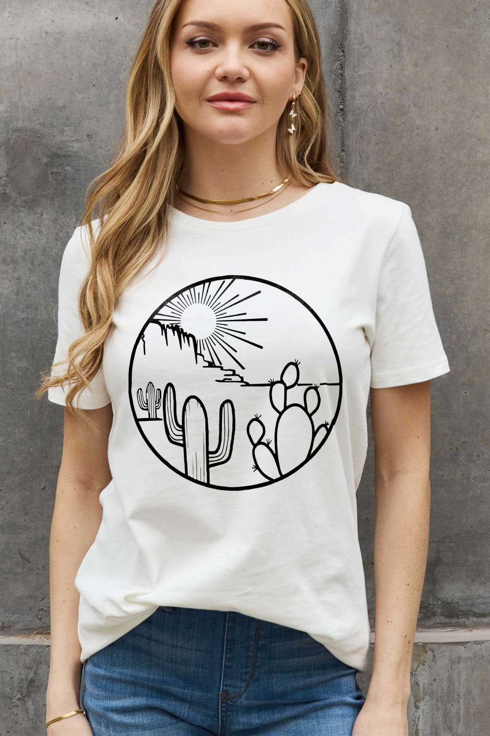 Desert Graphic Cotton Tee