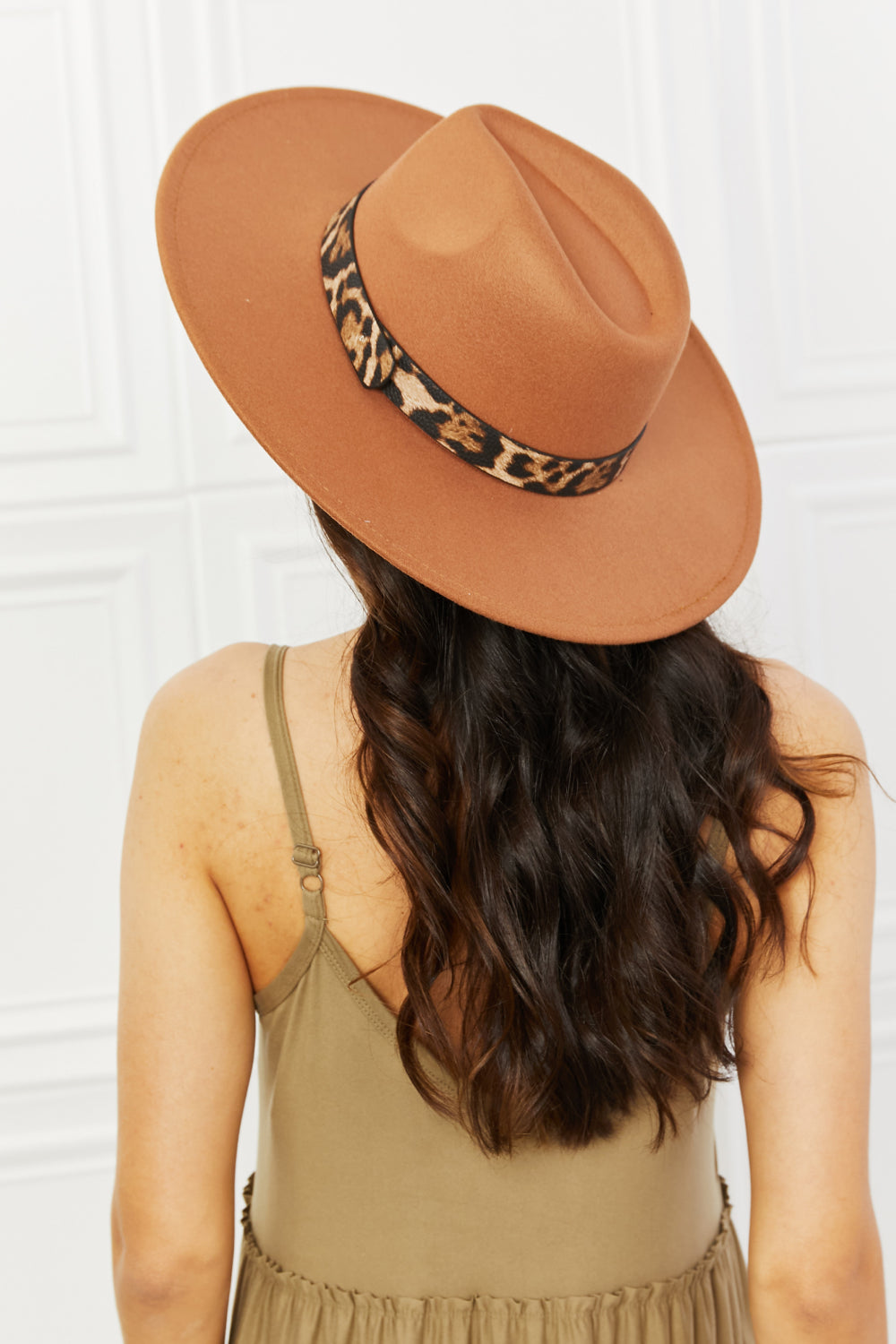 Totally Wild Animal Print Strap Fedora Hat