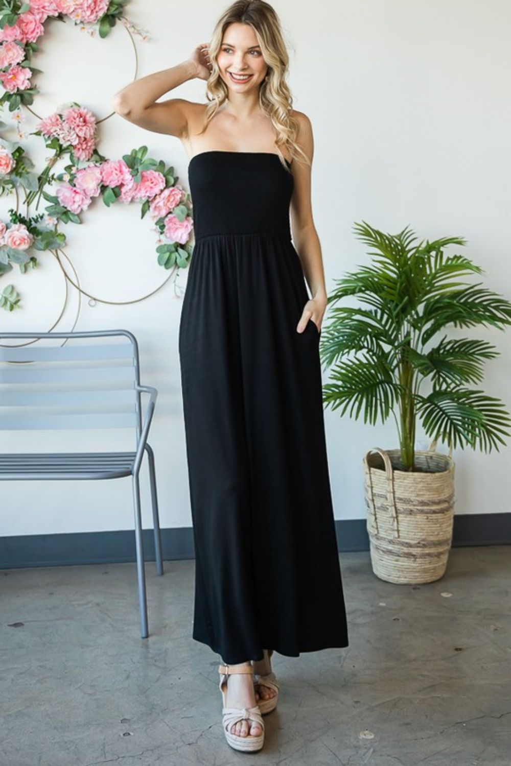 Desi Strapless Maxi Dress