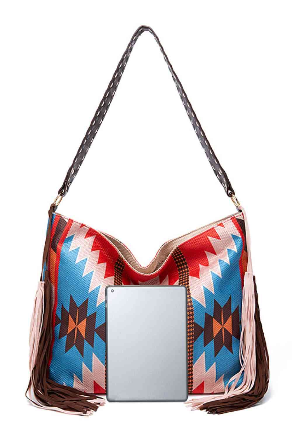 Arena Geometric Canvas Tote Bag