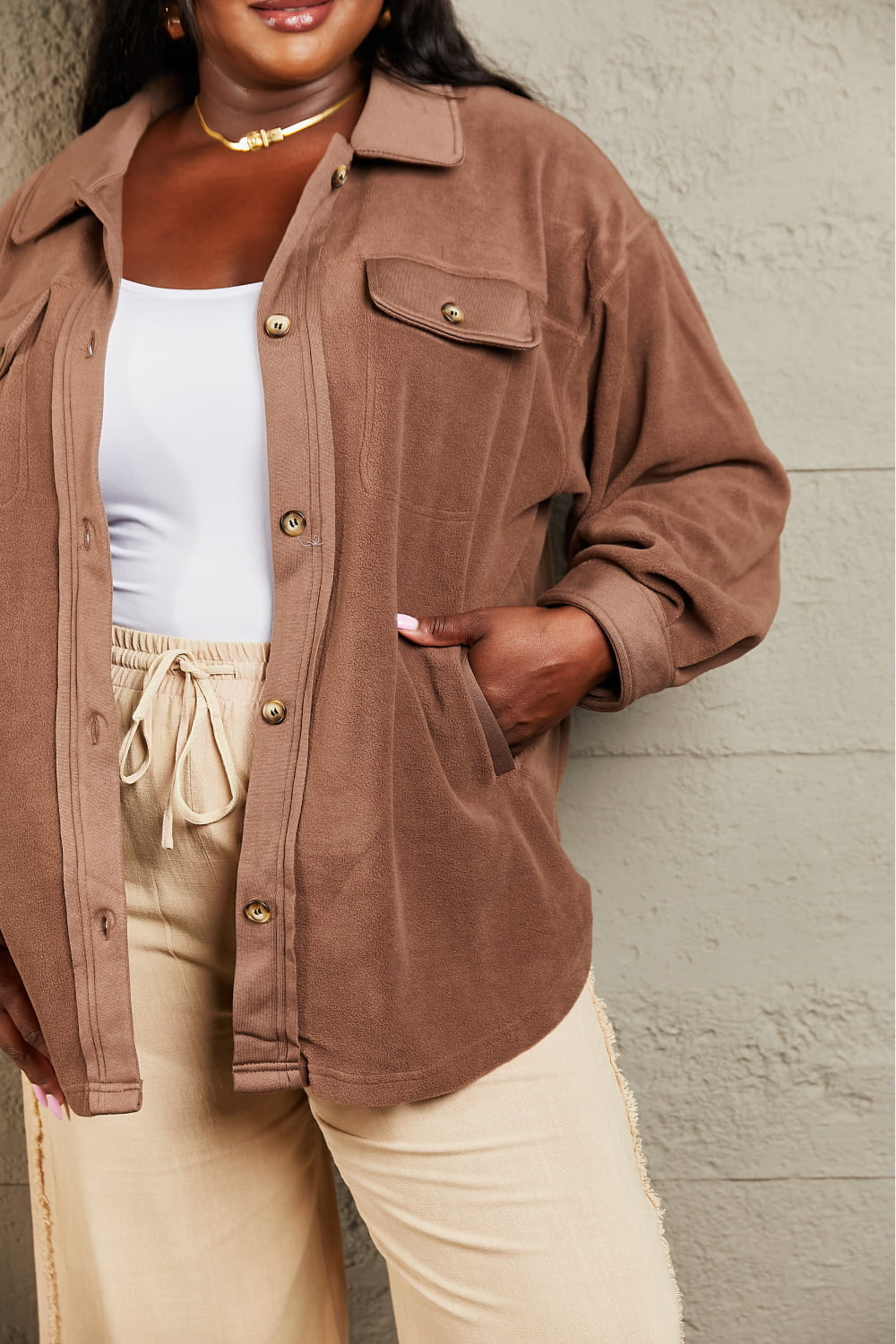 Kate Button Down Shacket