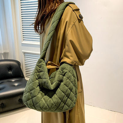 Ella Corduroy Shoulder Bag