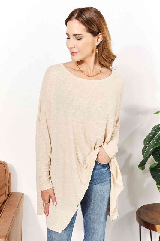 Oversized Super Soft Ribbed Top