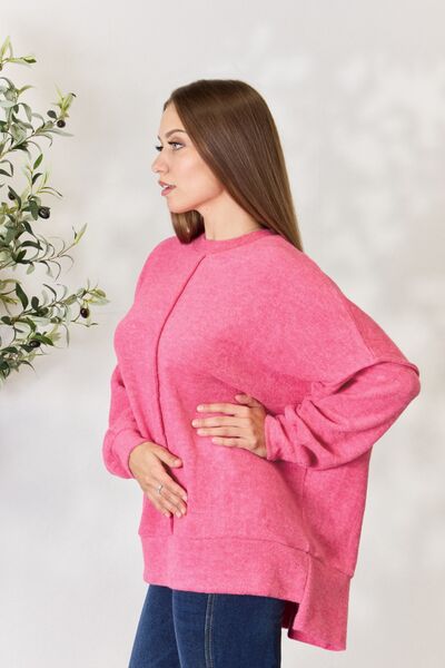 Center Seam Long Sleeve Sweatshirt