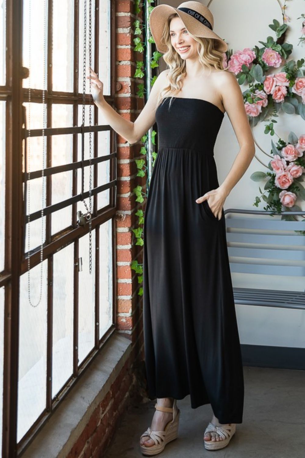 Desi Strapless Maxi Dress