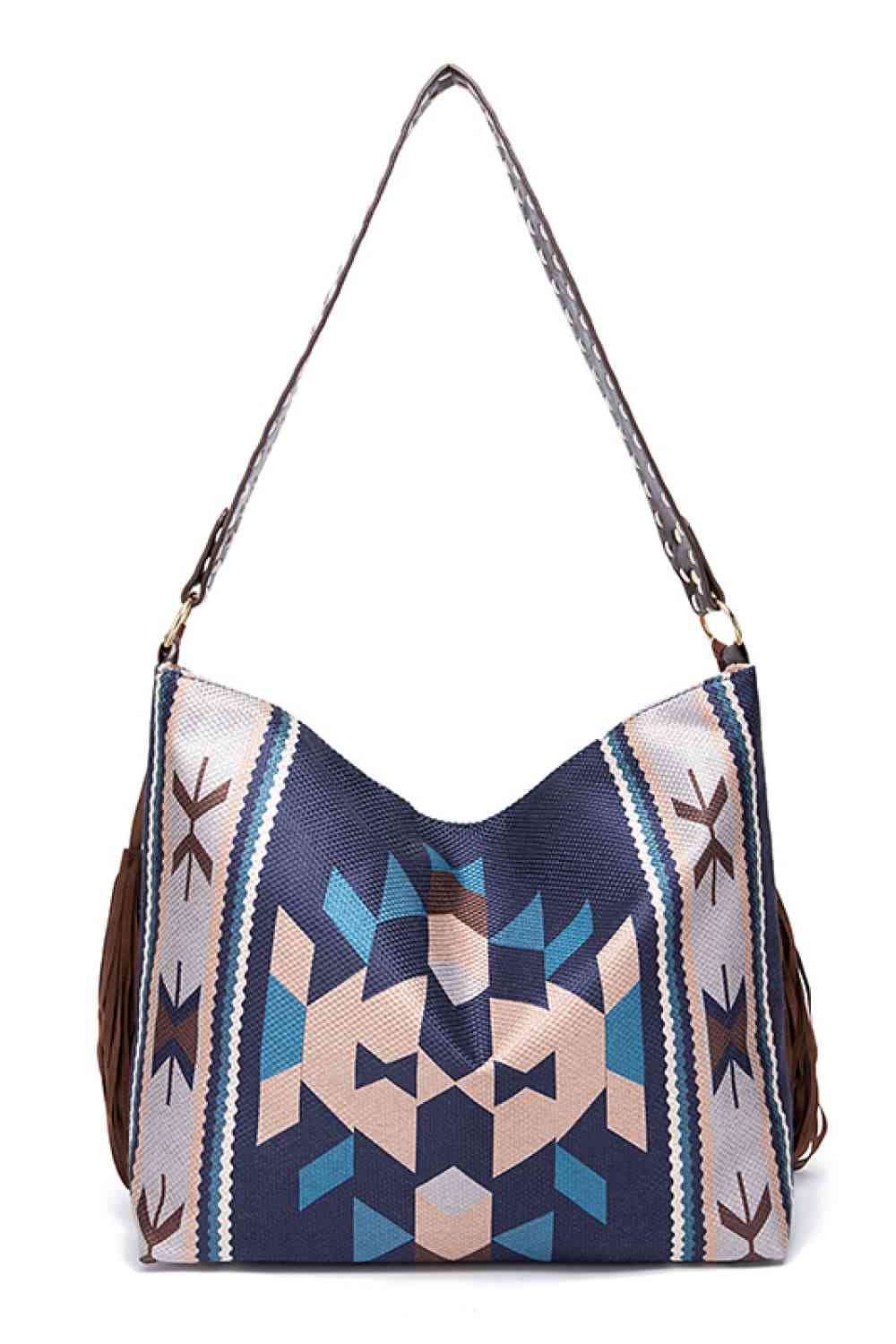 Sawyer Geometric Canvas Tote Bag