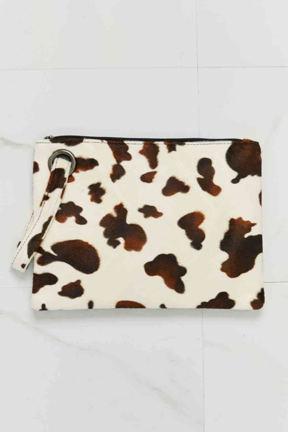 Cloe Animal Print Wristlet