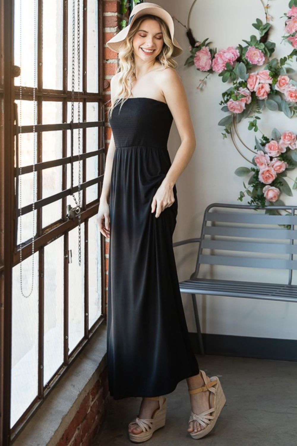 Desi Strapless Maxi Dress