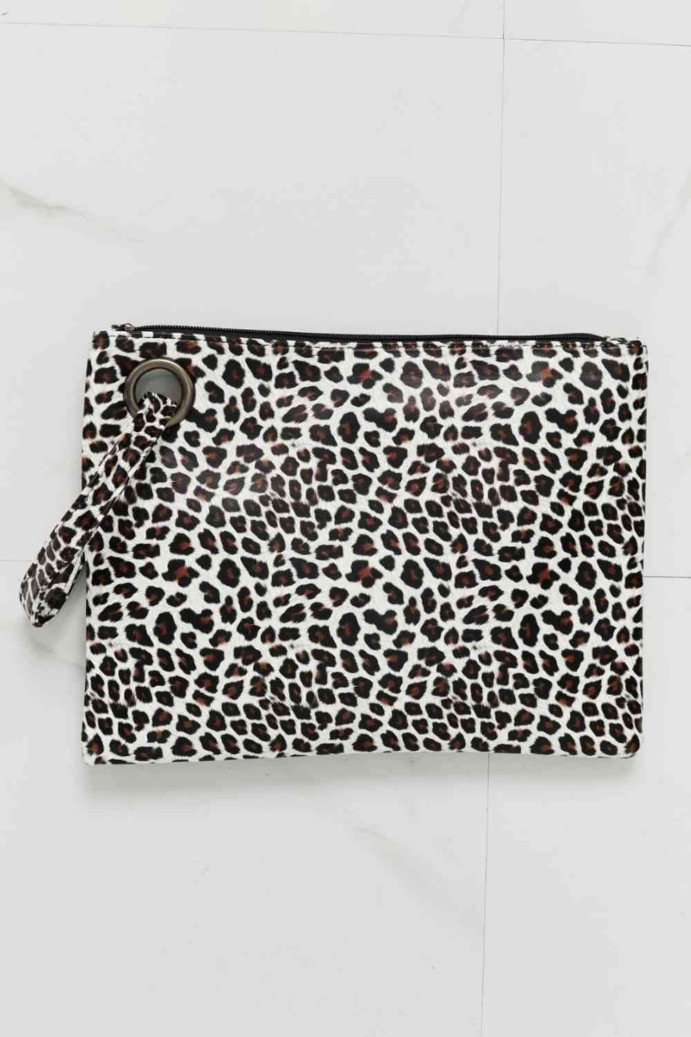 Cloe Animal Print Wristlet